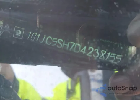 2013 Chevrolet Sonic Lt Auto из США, поврежденный, VIN 1G1JC5SH7D4238155